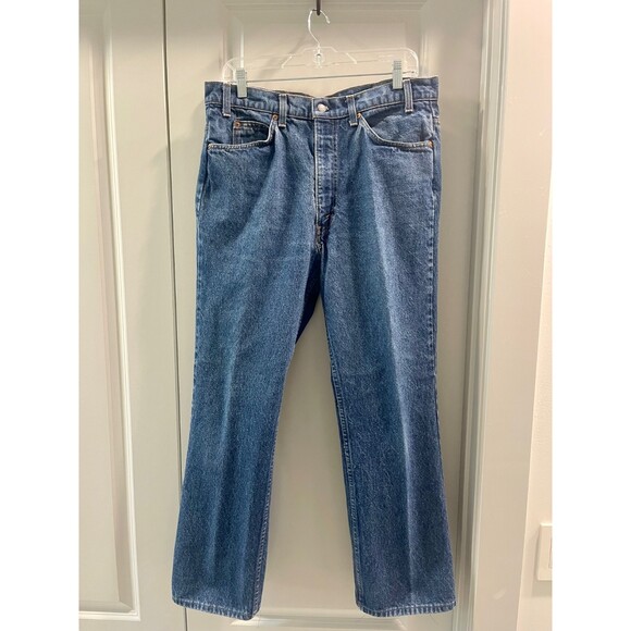 MEN'S VINTAGE LEVI'S 517 Orange Tab, 35"x29" (actual) - Picture 3 of 8